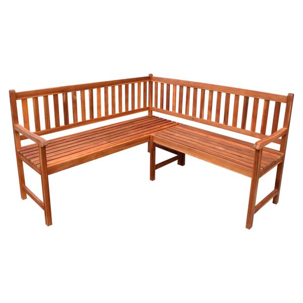 vidaXL Zahradn&iacute; rohov&aacute; lavice s podu&scaron;kami 150 cm masivn&iacute; ak&aacute;cie