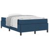 vidaXL Postel s boxspringem Modr&aacute; 120 x 190 cm textil
