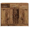 vidaXL Příborník old wood 91x28x75 cm kompozitní dřevo