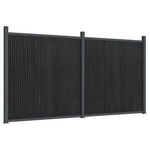 vidaXL Plotov&yacute; d&iacute;lec &scaron;ed&yacute; 353 x 186 cm WPC