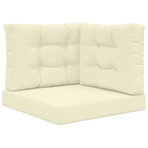 vidaXL Venkovn&iacute; pol&scaron;t&aacute;ř na pohovku 3 pcs Kr&eacute;mov&aacute; Polyester