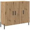 vidaXL Serv&iacute;rovac&iacute; skř&iacute;ň Artisanov&yacute; dub 90 x 34 x 80 cm