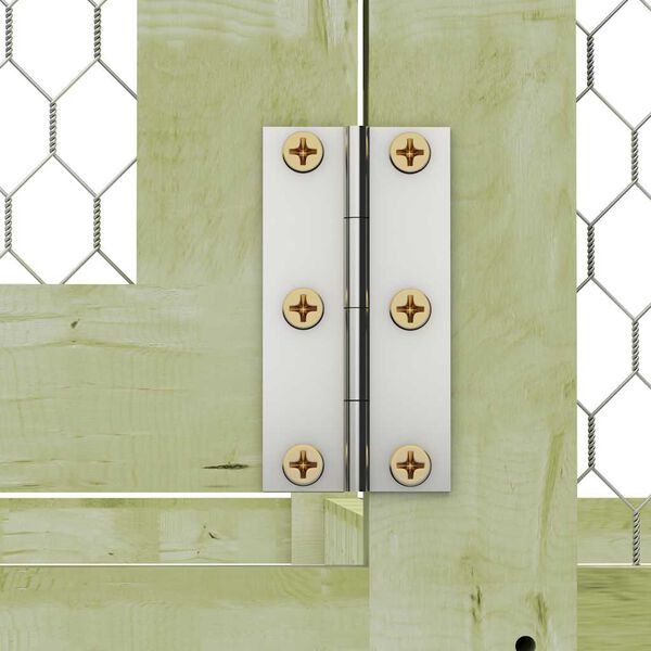 vidaXL Klec pro kuřata 1,5 x 1,5 x 1,5 m impregnovan&aacute; borovice