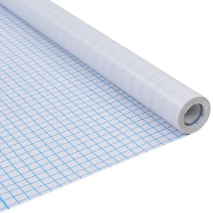 vidaXL Okenn&iacute; f&oacute;lie matn&aacute; pruhovan&yacute; design 0,9x5 m PVC