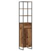 vidaXL Koupelnov&aacute; skř&iacute;ň Star&eacute; dřevo 40 x 30 x 180 cm Kompozitn&iacute; dřevo