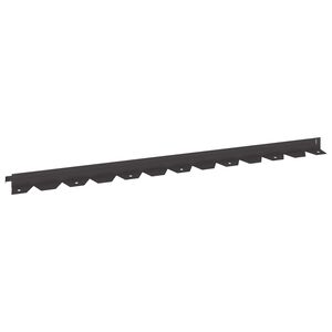 vidaXL Okraj tr&aacute;vn&iacute;ku 10 ks 102 x 4 x 4 cm Ocel Čern&aacute;
