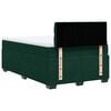 vidaXL Box spring postel s matrac&iacute; tmavě zelen&aacute; 120 x 200 cm samet