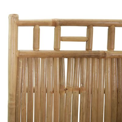 vidaXL 5dílný paraván bambus 200 x 180 cm