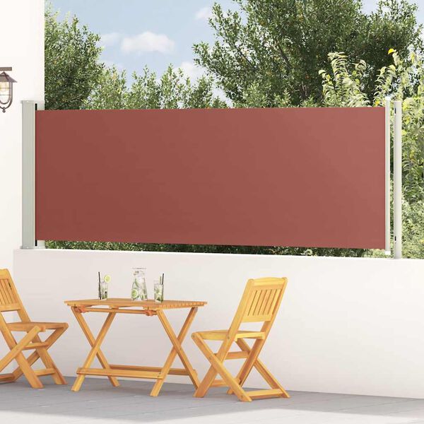 vidaXL Zatahovac&iacute; bočn&iacute; mark&yacute;za 117 x 600 cm hněd&aacute;