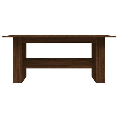 vidaXL Jídelní stůl hnědý dub 180 x 90 x 76 cm kompozitní dřevo