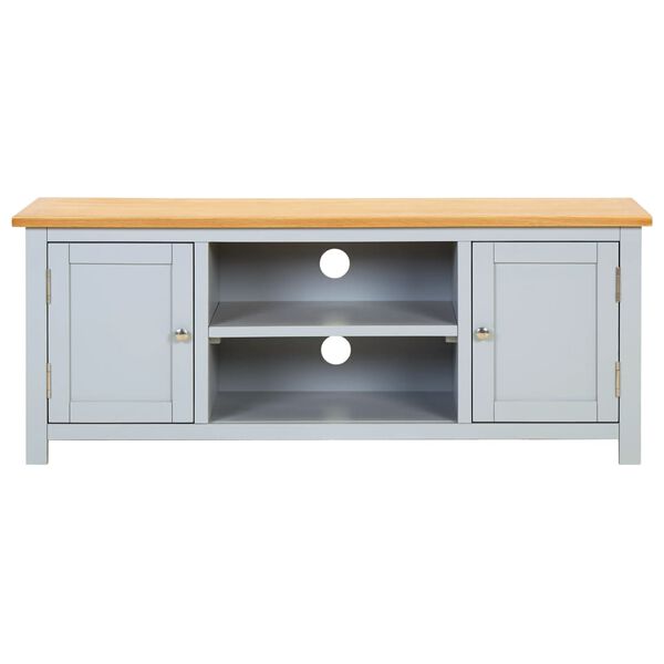 vidaXL TV stolek 120 x 35 x 48 cm masivní dubové dřevo