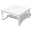 vidaXL Konferenčn&iacute; stolek 80x80x42 cm vysok&yacute; lesk b&iacute;l&yacute;