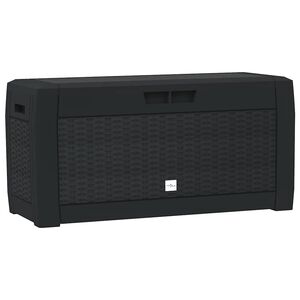 vidaXL Zahradn&iacute; &uacute;ložn&yacute; box antracitov&yacute; 119 x 48 x 60 cm polypropylen