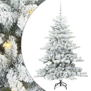 vidaXL Uměl&yacute; Skl&aacute;dac&iacute; V&aacute;nočn&iacute; Strom s stojanem B&iacute;l&aacute; 150 cm PVC a ocel