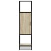 vidaXL Skříň highboard dub sonoma 35,5x35x139 cm kompozit a kov