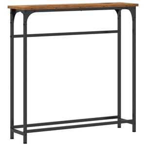vidaXL Konzolov&yacute; stolek Star&eacute; dřevo 75 x 19,5 x 75 cm kompozitn&iacute; dřevo