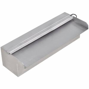 vidaXL Obd&eacute;ln&iacute;kov&aacute; baz&eacute;nov&aacute; font&aacute;na s LED nerezov&aacute; ocel 30 cm