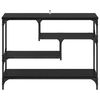 vidaXL Konzolov&yacute; stolek Čern&yacute; dub 100 x 30 x 75 cm Kompozitn&iacute; dřevo