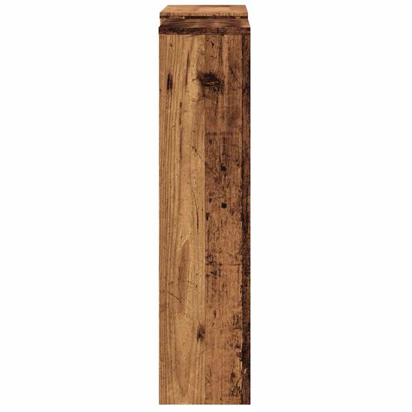 vidaXL Kryt na radi&aacute;tor old wood 205 x 21,5 x 83,5 cm kompozitn&iacute; dřevo