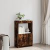 vidaXL Skř&iacute;ň highboard kouřov&yacute; dub 63 x 33 x 100 cm kompozitn&iacute; dřevo