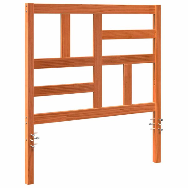 vidaXL Čeln&iacute; deska postele s čelo Voskově hněd&aacute; 105,5 x 4 x 104 cm