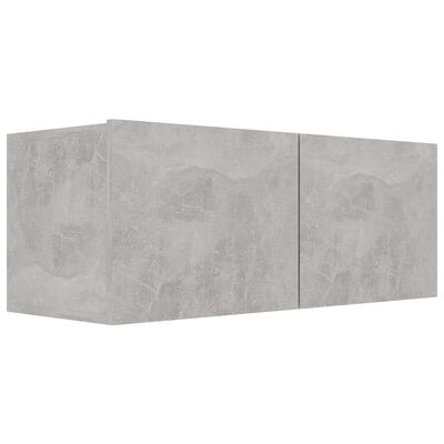 vidaXL 2dílný set TV skříněk betonově šedý dřevotříska