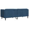 vidaXL Pohovka 3místná modrá textil