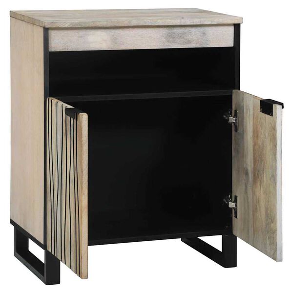 vidaXL Skř&iacute;ně a reg&aacute;ly na m&eacute;dia B&iacute;l&aacute; a čern&aacute; 60 x 33 x 75 cm