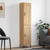 vidaXL Skříň highboard dub sonoma 34,5 x 34 x 180 cm kompozitní dřevo
