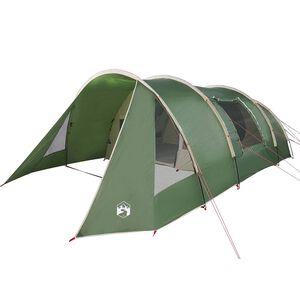 vidaXL Tunelov&yacute; stan pro 5 osob Zelen&aacute; a b&iacute;l&aacute; 805 x 405 x 211 cm