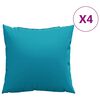 vidaXL Pol&scaron;t&aacute;ře na pohovku 4 ks modr&eacute; 60 x 60 cm l&aacute;tkov&eacute;