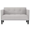 vidaXL Loveseat Sofa obl&aacute;čkově &scaron;ed&aacute; 111 cm textil