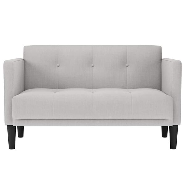 vidaXL Loveseat Sofa obl&aacute;čkově &scaron;ed&aacute; 111 cm textil
