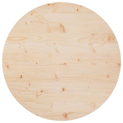 vidaXL Stolní deska Ø 80 x 2,5 cm masivní borové dřevo