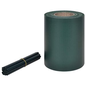 vidaXL Zahradn&iacute; z&aacute;stěna PVC 70 x 0,19 zelen&aacute;