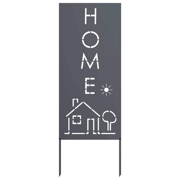 vidaXL Soukrom&iacute; na zahradě Antracit 50 x 140 cm Studeně v&aacute;lcovan&aacute; ocel