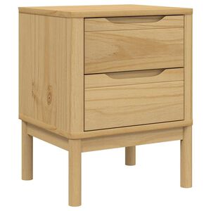 vidaXL Nočn&iacute; stolek FLORO voskově hněd&yacute; 45x39x57 cm borov&eacute; dřevo