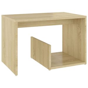 vidaXL Odkl&aacute;dac&iacute; stolek dub sonoma 59 x 36 x 38 cm kompozitn&iacute; dřevo