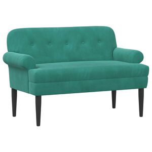 vidaXL Pohovka s knofl&iacute;kov&yacute;m pro&scaron;&iacute;v&aacute;n&iacute;m Tyrkysov&aacute; 120 x 66 x 78 cm