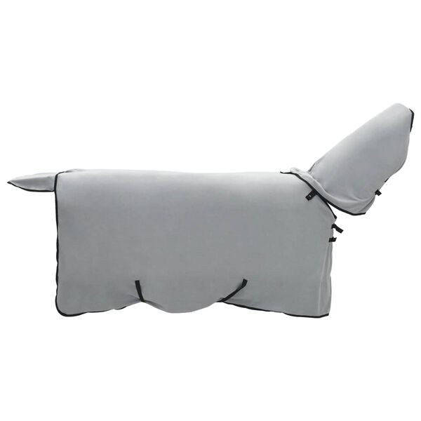 vidaXL Deka pro koně Světle &scaron;ed&aacute; a růžov&aacute; Polyester