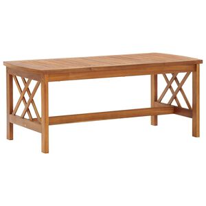 vidaXL Konferenčn&iacute; stolek 102 x 50 x 43 cm masivn&iacute; ak&aacute;ciov&eacute; dřevo