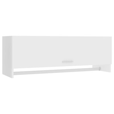 vidaXL Šatní skříň bílá 100 x 32,5 x 35 cm dřevotříska
