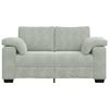 vidaXL Loveseat Sofa světle &scaron;ed&aacute; 160x77x82 cm samet