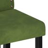 vidaXL J&iacute;deln&iacute; židle 2 ks tmavě zelen&eacute; samet