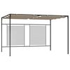 vidaXL Alt&aacute;n se zatahovac&iacute; střechou 3 x 4 x 2,3 m taupe 180 g/m&sup2;