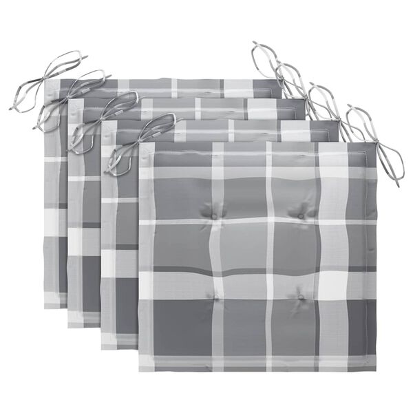 vidaXL Zahradní jídelní židle s poduškami 3 ks masivní akáciové dřevo