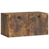vidaXL N&aacute;stěnn&aacute; TV skř&iacute;ň N&aacute;stěnn&yacute; Kouřov&yacute; dub 59,5 x 31 x 30 cm