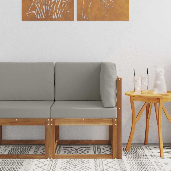 vidaXL Zahradn&iacute; rohov&aacute; sedačka Masivn&iacute; ak&aacute;tov&eacute; dřevo