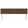 vidaXL Čela postele tmavě hněd&aacute; 200 x 5 x 78/88 cm l&aacute;tka