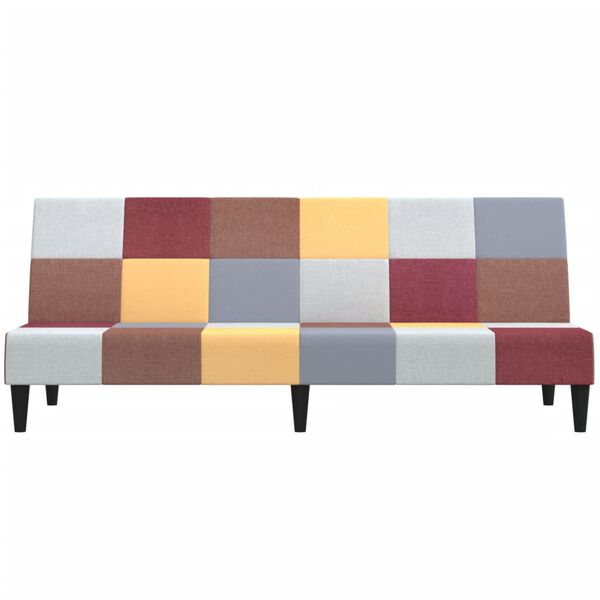 vidaXL 2m&iacute;stn&aacute; rozkl&aacute;dac&iacute; pohovka textil